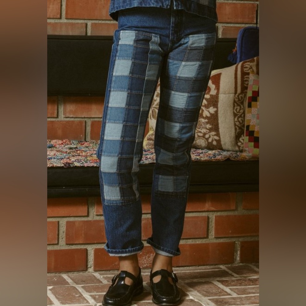 Carleen Carpenter Jeans - Patchwork - image 2